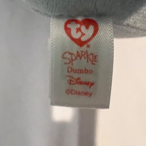 20% off $40! TY Sparkle Disney Baby Elephant(Dumbo) 11" large plush - SO SOFT! - Picture 5 of 5
